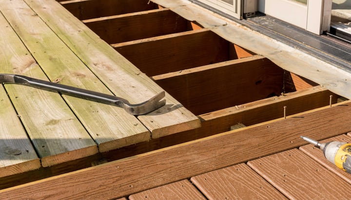 A professional deck repair service in Johnson City, providing thorough inspections and maintenance to ensure the safety and durability of the structure